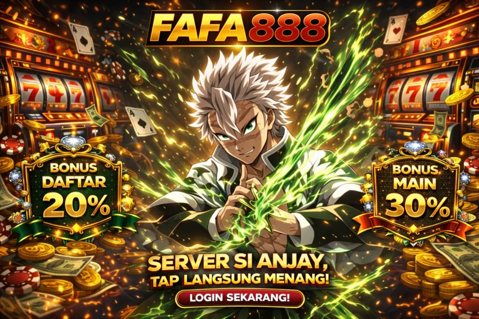 Galeri foto Fafa888 : Hantam Keberuntungan Beruntun Lo Tanpa Ampun di Jakarta